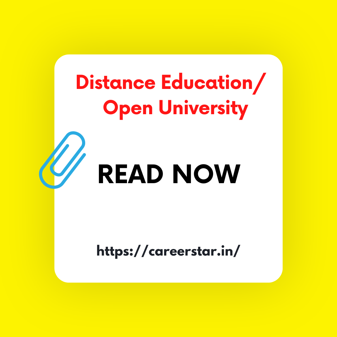 Kakatiya University Distance Education Courses: Complete information on admission process, fees and entrance exams