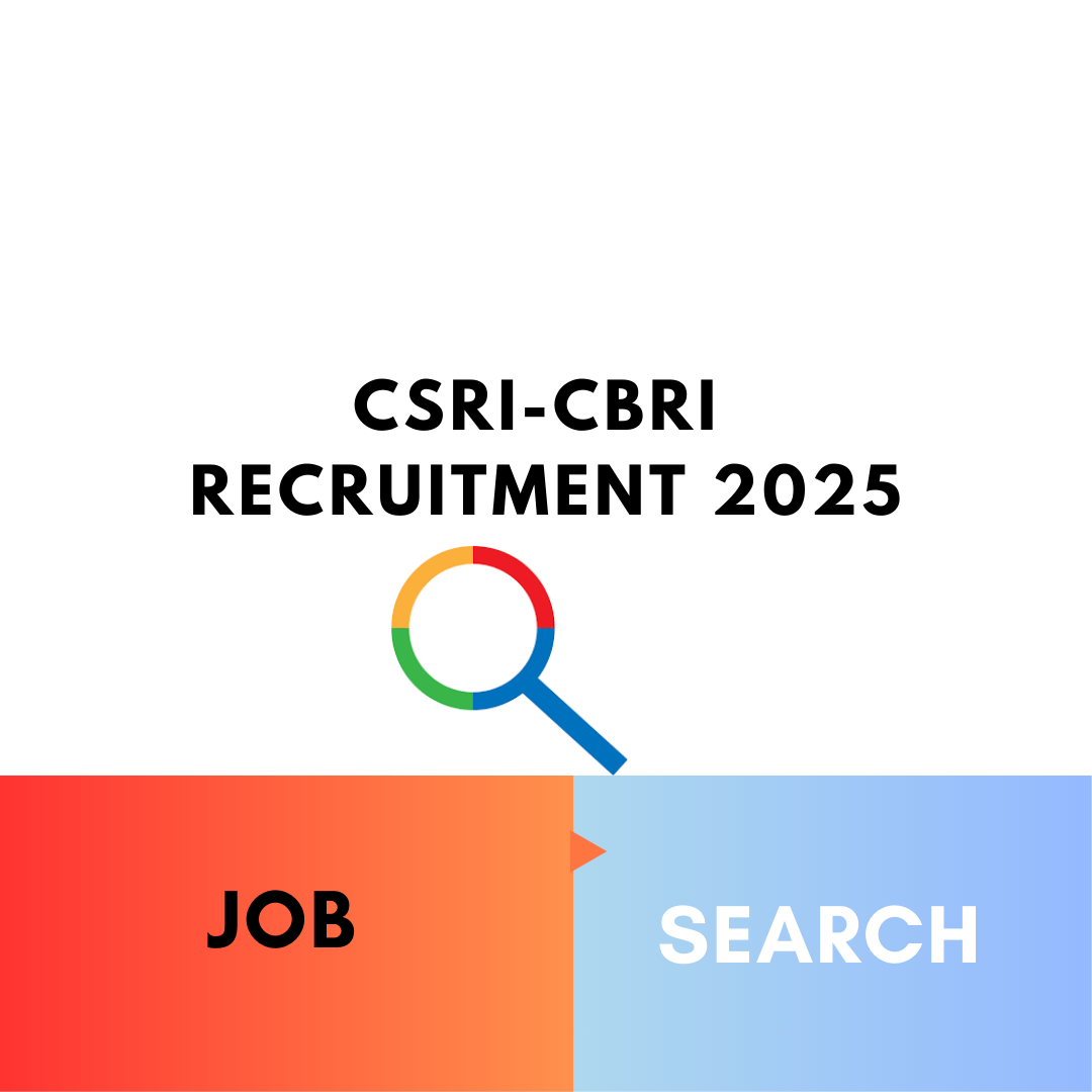 CSRI CBRI Recruitment 2025: Apply for JSA, Jr Stenographer and Driver, Check Check Eligibility and Application Process