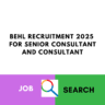 BHEL Recruitment 2025 for Senior Consultant and Consultant: Check Eligibility Criteria, Age, Qualification, Pay Scale and Selection Process