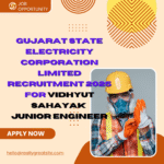 Gujarat State Electricity Corporation Limited Recruitment 2025 for Vidhyut Sahayak Junior Engineer: Total 135 vacancy out, Check Age, Qualification, Pay Scale and Selection Process