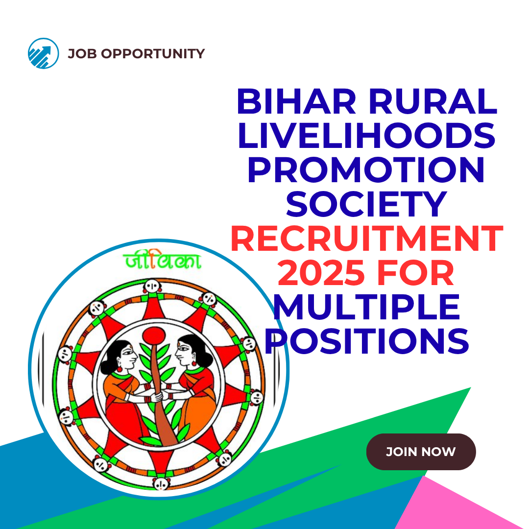 Bihar Rural Livelihoods Promotion Society Recruitment 2025 for Multiple Positions: Total 2747 vacancies out, eligibility criteria, age, qualification and application process