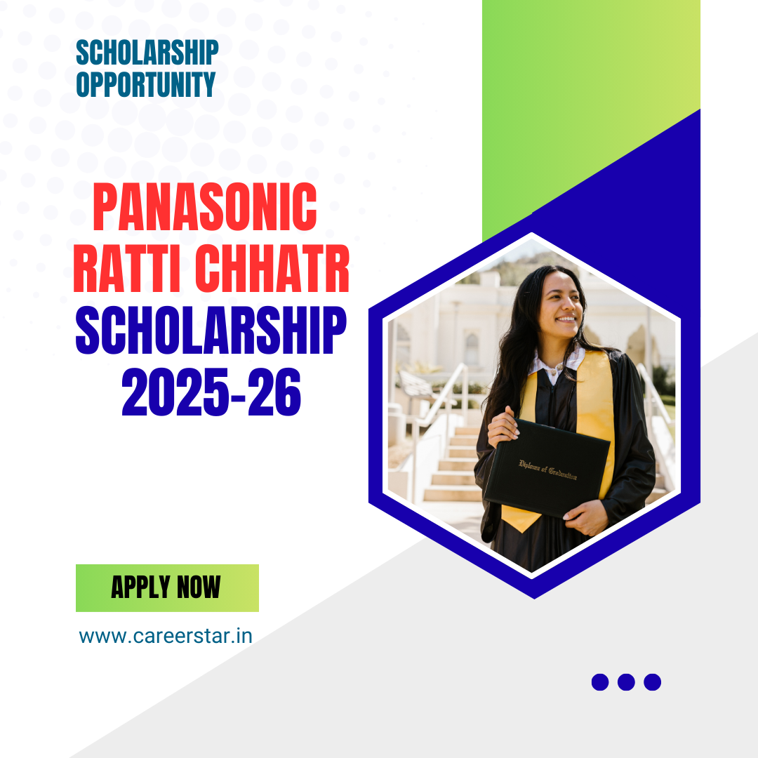 Panasonic Ratti Chhatr Scholarship 2025-26: Scholarship Amount, Eligibility Criteria and Selection Process Explained