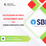 State Bank of India Recruitment 2025 for Junior Associate Clerk: Total 6589 vacancies out, eligibility criteria, age, qualification and application process