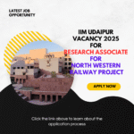 IIM Udaipur Invites application for Research Associate for North Western Railway Project: Know its Eligibility Criteria, age, qualification and application process