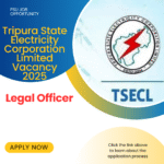 Tripura State Electricity Corporation Limited Vacancy 2025 for Legal Officer: Know its Eligibility Criteria, age, qualification and application process Tripura State Electricity Corporation Limited Vacancy 2025 for Legal Officer: Know its Eligibility Criteria, age, qualification and application process