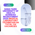 Baba Farid University of Health Sciences Recruitment 2025 For Medical Laboratory Technician on Total 119 Vacancies: Know its Eligibility Criteria, age, qualification and application process Baba Farid University of Health Sciences Recruitment 2025 For Medical Laboratory Technician on Total 119 Vacancies: Know its Eligibility Criteria, age, qualification and application process