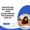 Sensodyne IDA Shining Star Scholarship Programme 2025–26 Application Open