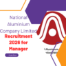 National Aluminium Company Limited Recruitment 2026 for Manager Apply Online
