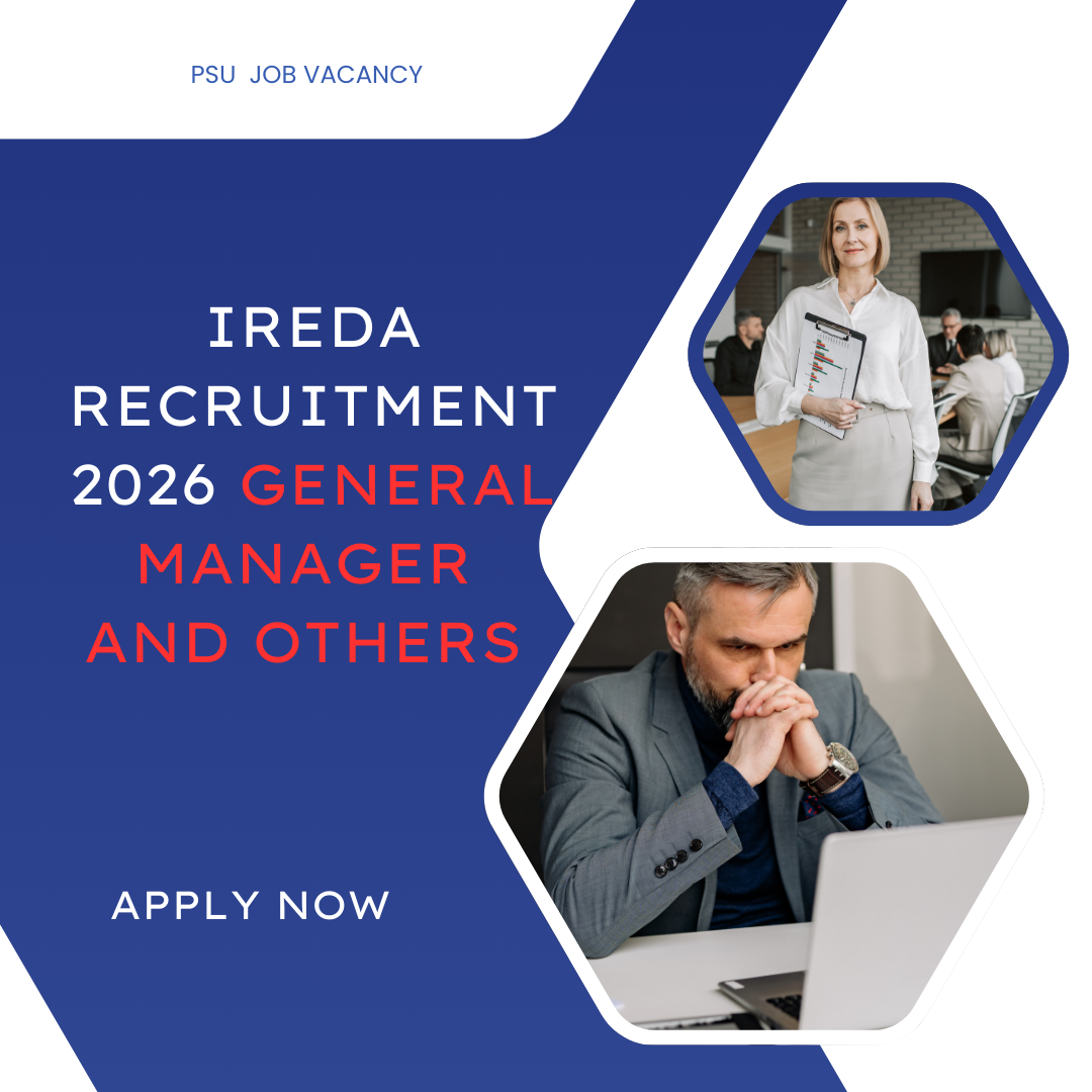 IREDA Recruitment 2026 General Manager and Others ngoscope.com