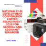 National Film Development Corporation Limited Recruitment 2026 for General and Assistant Manager careerstar.in