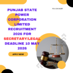 Punjab State Power Corporation Limited Recruitment 2026 for Secretary/Legal Deadline 10 May 2026 careerstar.in