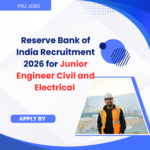 Reserve Bank of India Recruitment 2026 for Junior Engineer Civil and Electrical careerstar.in
