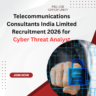 Telecommunications Consultants India Limited Recruitment 2026 for Cyber Threat Analyst careerstar.in