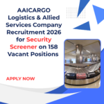 AAICARGO Logistics & Allied Services Company Recruitment 2026 for Security Screener on 158 Vacant Positions Application Process Online AAICARGO Logistics & Allied Services Company Recruitment 2026 for Security Screener on 158 Vacant Positions Application Process Online careerstar.in