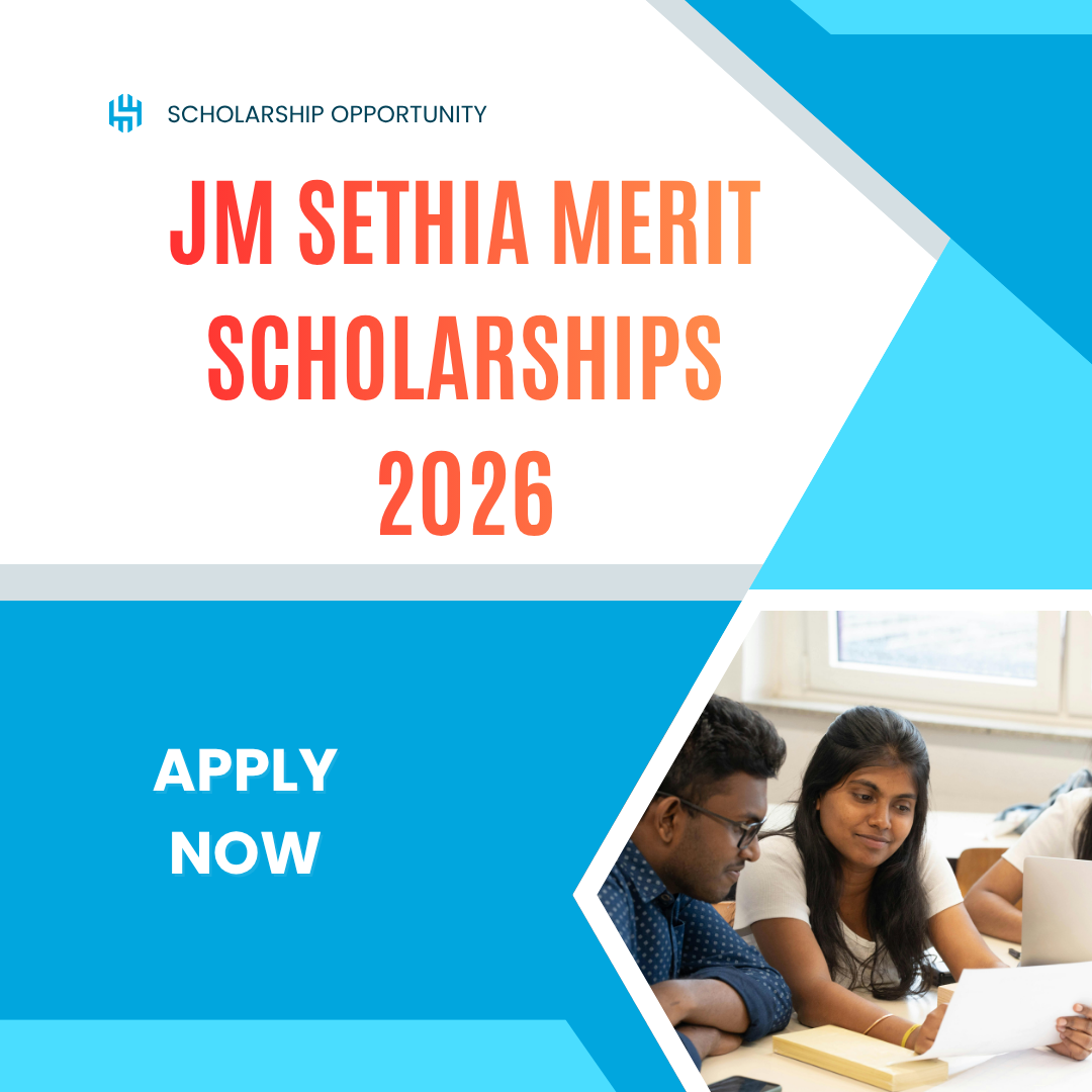 JM Sethia Merit Scholarships 2026 Apply Now careerstar.n