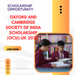 Oxford and Cambridge Society of India Scholarship (OCSI) UK 2026 Apply Fast careerstar.in