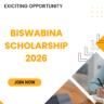 Biswabina Scholarship 2026 Apply Now careerstar.in