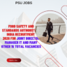 Food Safety and Standards Authority of India Recruitment 2026 for Joint Director Manager IT and Many Other 15 total vacancies careerstar.in