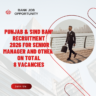 Punjab & Sind Bank Recruitment 2026 for Senior Manager and Others on Total 8 Vacancies, Punjab & Sind Bank careerstar.in