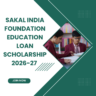 Sakal India Foundation Education Loan Scholarship 2026-27 Submit Application Now careerstar.in
