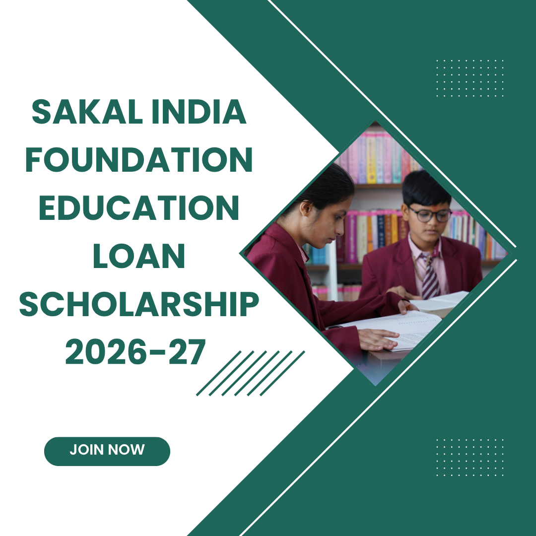 Sakal India Foundation Education Loan Scholarship 2026-27 Submit Application Now careerstar.in