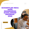 Schaeffler India Hope Engineering Scholarship Program 2026 careerstar.in