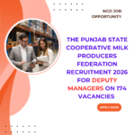 The Punjab State Cooperative Milk Producers Federation Recruitment 2026 for Deputy Managers on 174 Vacancies The Punjab State Cooperative Milk Producers Federation Recruitment 2026 for Deputy Managers on 174 Vacancies careerstar.in