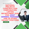 National Projects Construction Corporation Limited Recruitment 2026 for Joint General Manager and 26 Other Vacant Positions careerstar.in