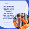North Eastern Electric Power Corporation Limited Recruitment 2026 for Junior Engineer on 7 Total Vacancies careerstar.in