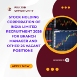 Stock Holding Corporation of India Limited Recruitment 2026 for Branch Manager and other 26 vacant positions Apply online now Stock Holding Corporation of India Limited Recruitment 2026 for Branch Manager and other 26 vacant positions Apply online now careerstar.in