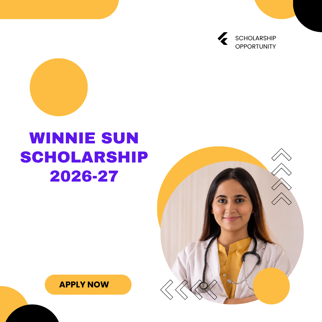 Winnie Sun Scholarship 2026-27 careerstar.in