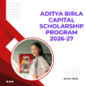 Aditya Birla Capital Scholarship Program 2026-27 careerstar.in