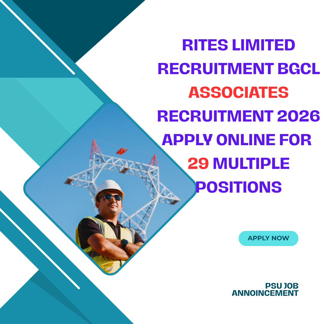 BGCL Associates Recruitment 2026 Apply Online for 29 Multiple Positions careerstar.in