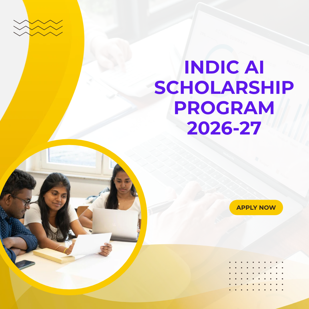 Indic AI Scholarship Program 2026-27 careerstar.in