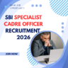 SBI Specialist Cadre Officer Recruitment 2026 Apply Online for 6 Vacant Positions careerstar.in