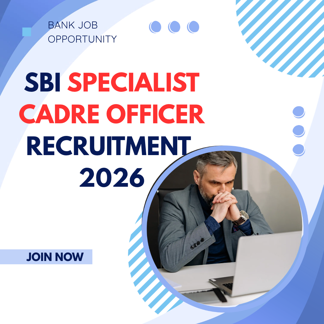 SBI Specialist Cadre Officer Recruitment 2026 Apply Online for 6 Vacant Positions careerstar.in