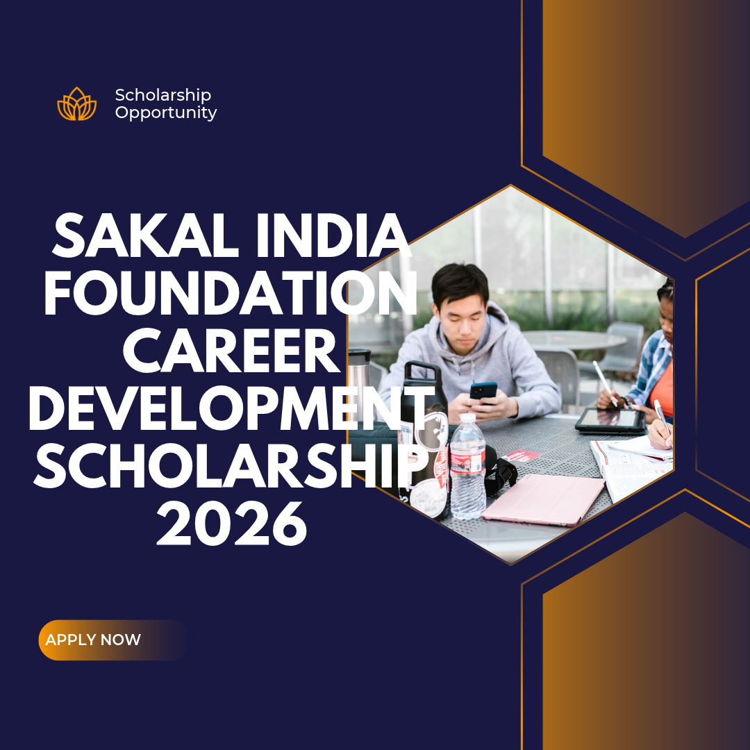 Sakal India Foundation Career Development Scholarship 2026 careerstar.in