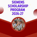 Siemens Scholarship Program 2026-27 Siemens Scholarship Program 2026-27 careerstar.in