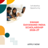 Swami Dayanand India Scholarship careerstar.in